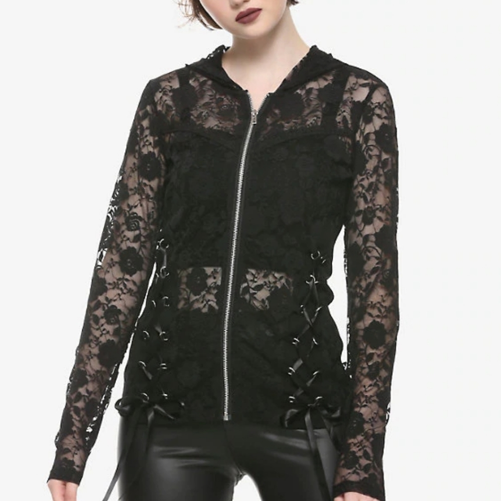 💀Royal Bones💀 Lace Hoodie